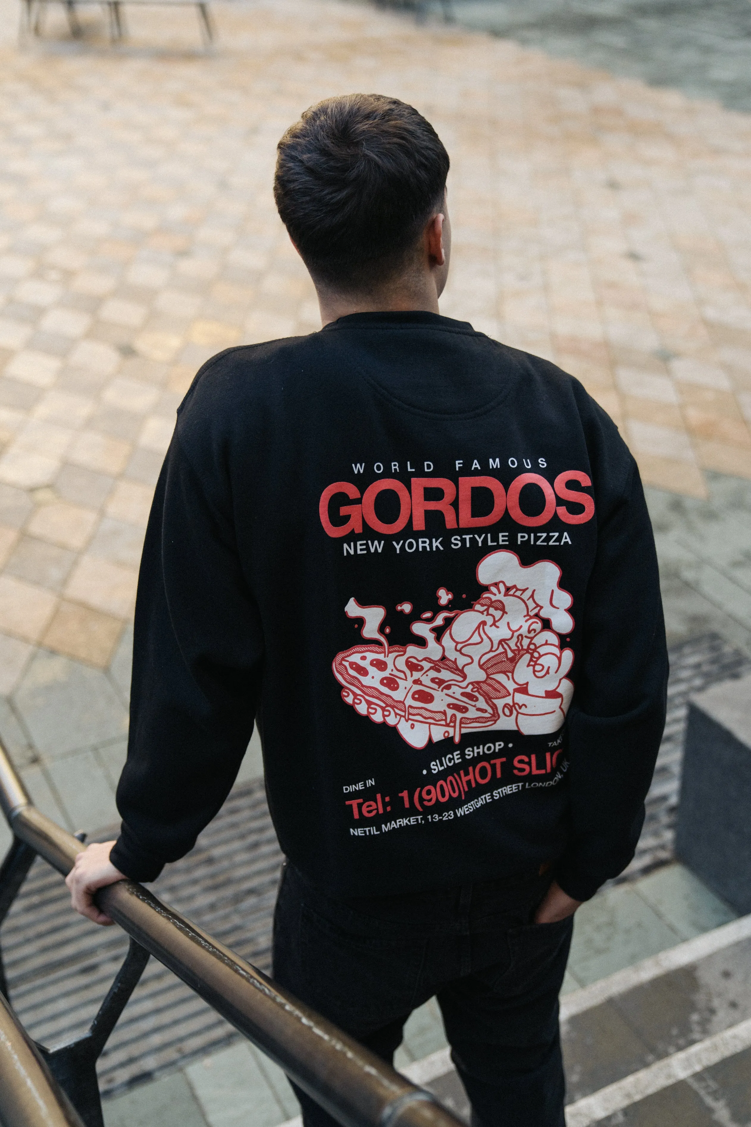 World Famous Gordos 'Gordos' Sweater - Black