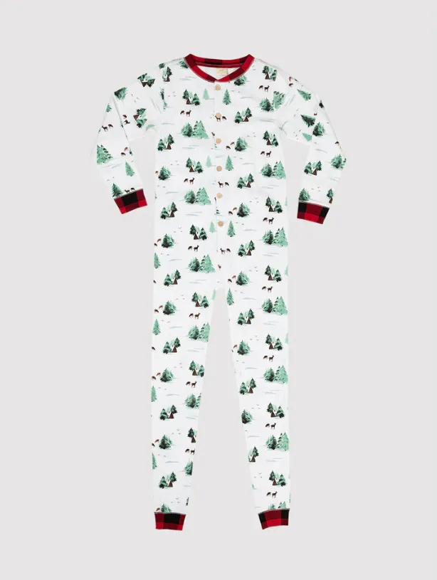 Youth Onesie - Watercolor Trees